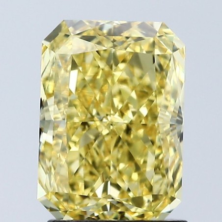 Diament laboratoryjny o barwie fantazyjnej radiant, 2.08ct, VVS2, Fancy Vivid Yellow, IGI LG678508680