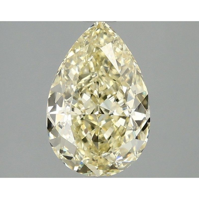 Diament laboratoryjny o barwie fantazyjnej szlif gruszkowy, 2.1ct, VVS2, Fancy Intense Yellow, IGI LG700586044