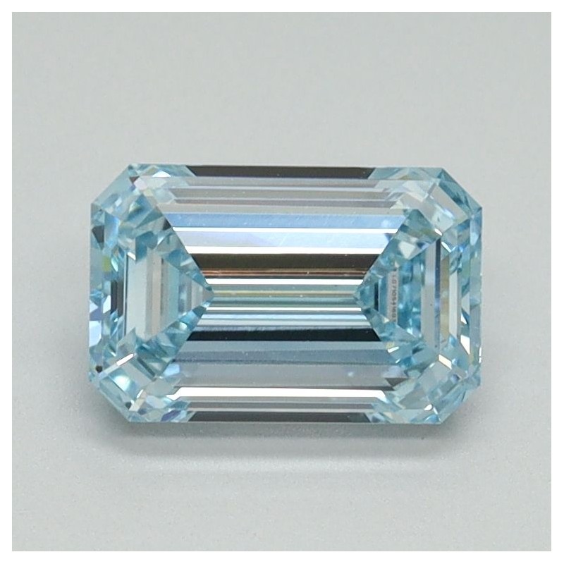 Diament laboratoryjny o barwie fantazyjnej szlif szmaragdowy, 1.14ct, VVS2, Fancy Intense Blue, IGI LG710541693