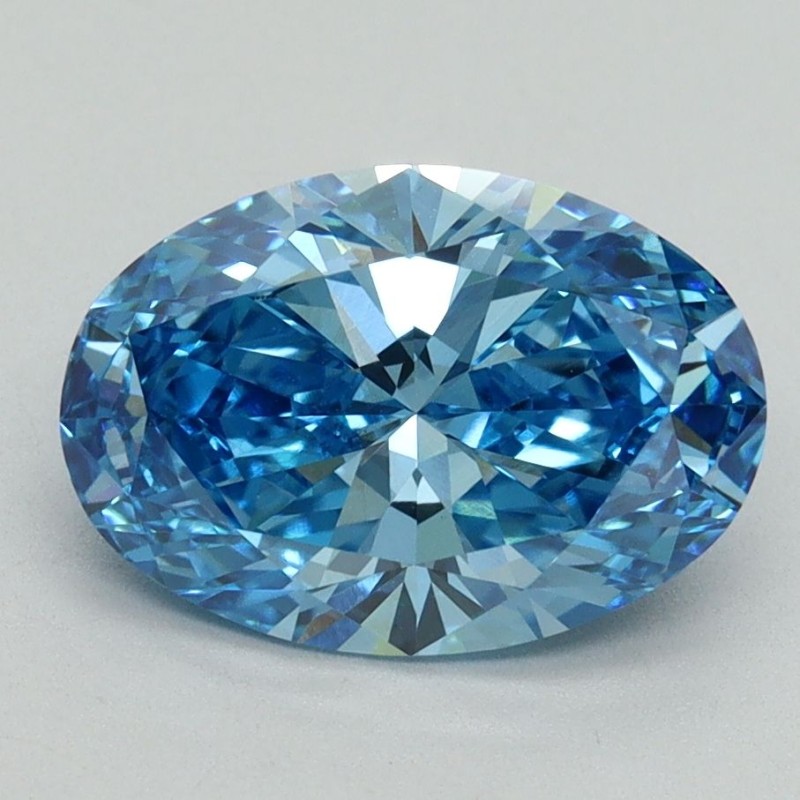 Diament laboratoryjny o barwie fantazyjnej szlif owalny, 2.22ct, VVS2, Fancy Vivid Blue, IGI LG644438618