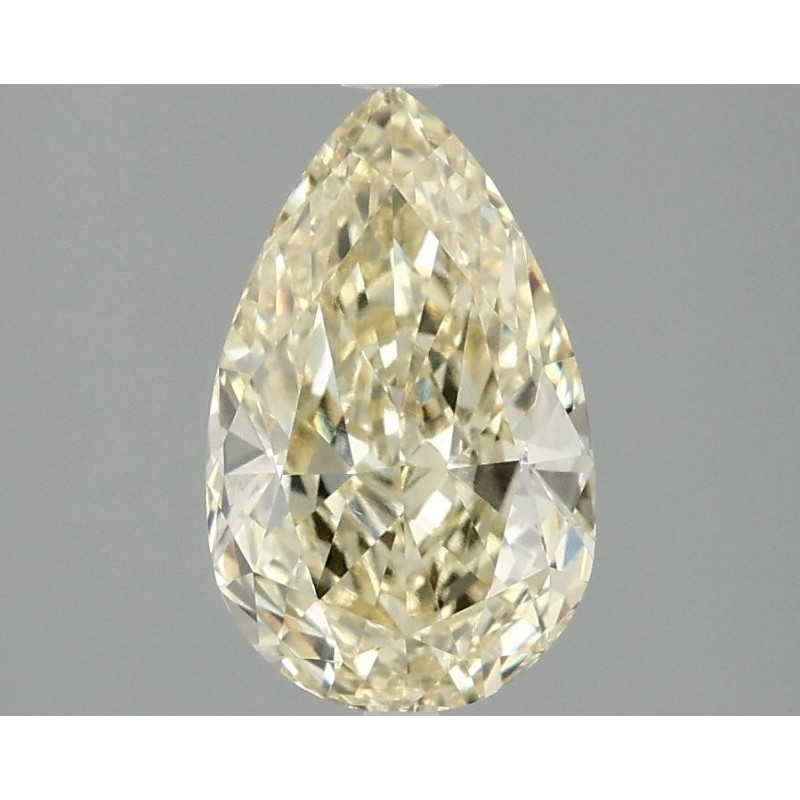 Diament laboratoryjny o barwie fantazyjnej szlif gruszkowy, 2.09ct, VVS2, Fancy Intense Yellow, IGI LG702501523