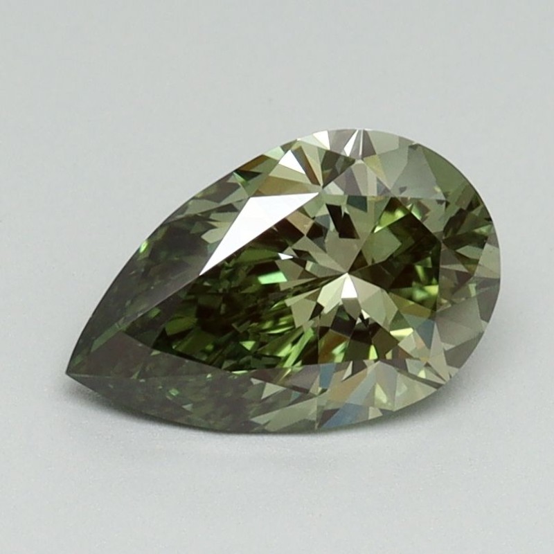 Diament laboratoryjny o barwie fantazyjnej szlif gruszkowy, 1.02ct, VVS2, Fancy Vivid Green, IGI LG710554821 Diament laboratoryjny o barwie fantazyjnej szlif gruszkowy, 1.02ct, VVS2, Fancy Vivid Green, IGI LG710554821