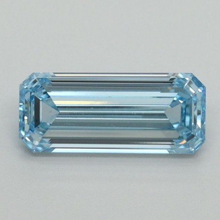 Diament laboratoryjny o barwie fantazyjnej szlif szmaragdowy, 1.06ct, VVS2, Fancy Intense Blue, IGI LG710554791