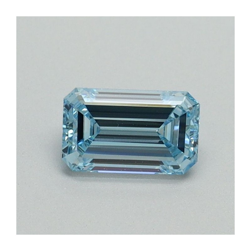 Diament laboratoryjny o barwie fantazyjnej szlif szmaragdowy, 0.5ct, VVS1, Fancy Intense Blue, IGI LG713515704 Diament laboratoryjny o barwie fantazyjnej szlif szmaragdowy, 0.5ct, VVS1, Fancy Intense Blue, IGI LG713515704