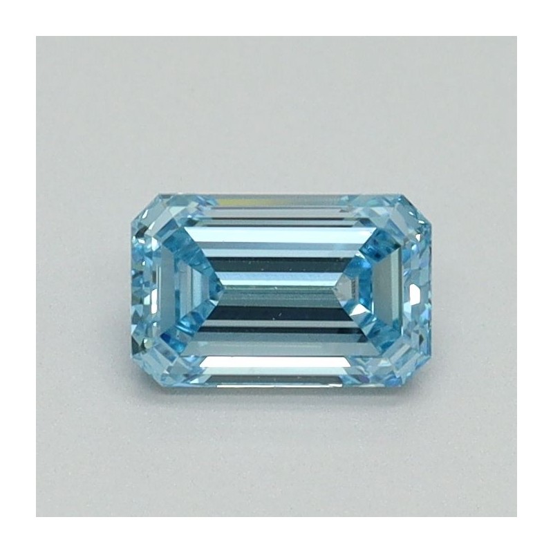 Diament laboratoryjny o barwie fantazyjnej szlif szmaragdowy, 0.54ct, VVS2, Fancy Vivid Blue, IGI LG713515714 Diament laboratoryjny o barwie fantazyjnej szlif szmaragdowy, 0.54ct, VVS2, Fancy Vivid Blue, IGI LG713515714