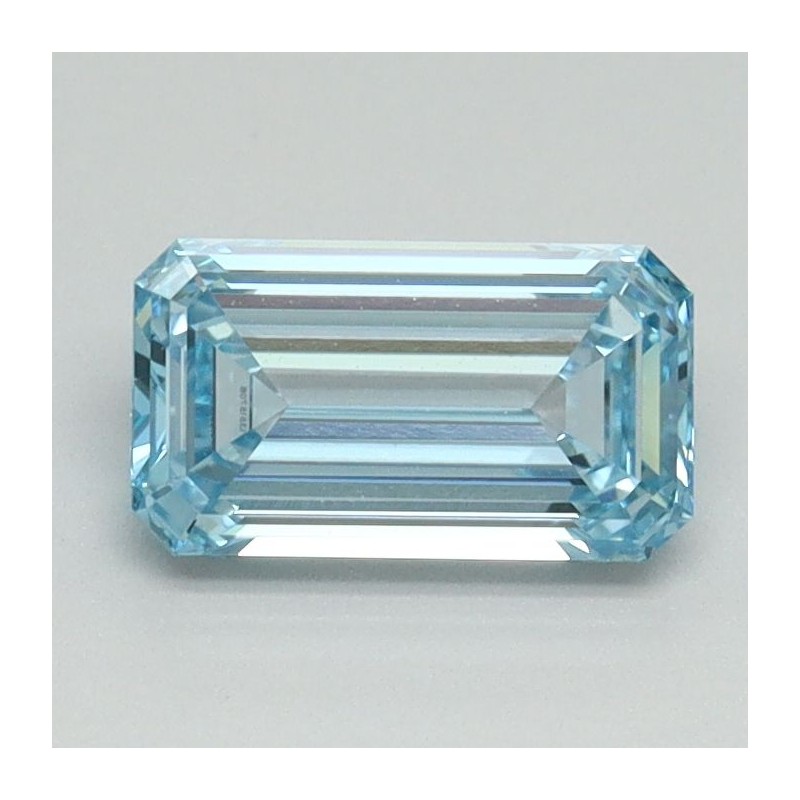Diament laboratoryjny o barwie fantazyjnej szlif szmaragdowy, 0.89ct, VVS2, Fancy Vivid Blue, IGI LG713515708 Diament laboratoryjny o barwie fantazyjnej szlif szmaragdowy, 0.89ct, VVS2, Fancy Vivid Blue, IGI LG713515708