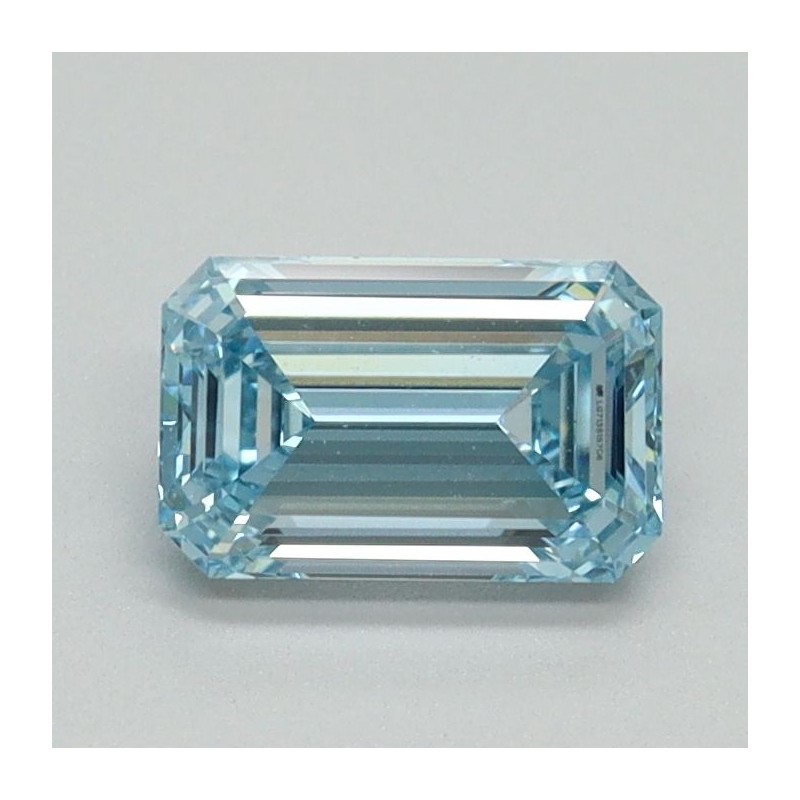 Diament laboratoryjny o barwie fantazyjnej szlif szmaragdowy, 0.81ct, VVS2, Fancy Intense Blue, IGI LG713515706 Diament laboratoryjny o barwie fantazyjnej szlif szmaragdowy, 0.81ct, VVS2, Fancy Intense Blue, IGI LG713515706