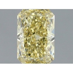Diament laboratoryjny o barwie fantazyjnej radiant, 1.1ct, VVS2, Fancy Intense Yellow, IGI LG738523838