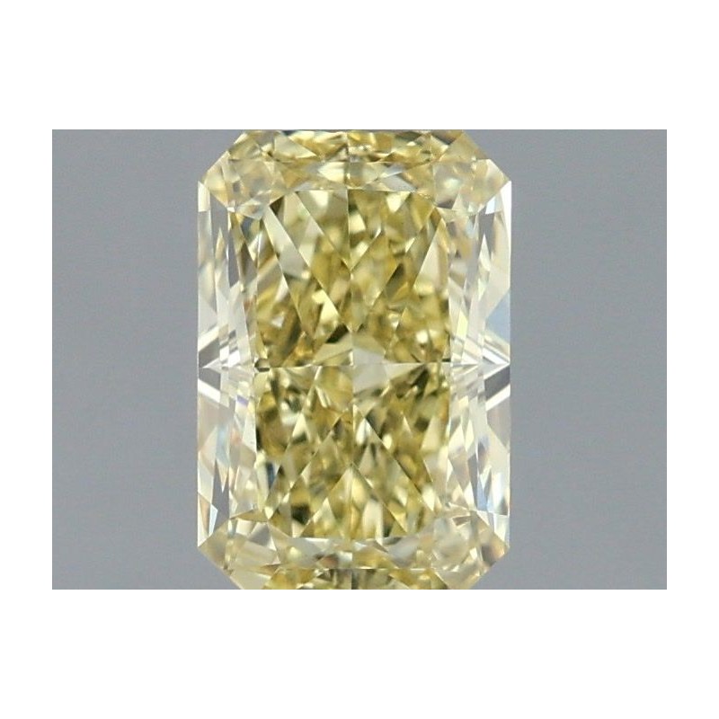 Diament laboratoryjny o barwie fantazyjnej radiant, 1.1ct, VVS2, Fancy Intense Yellow, IGI LG738523838