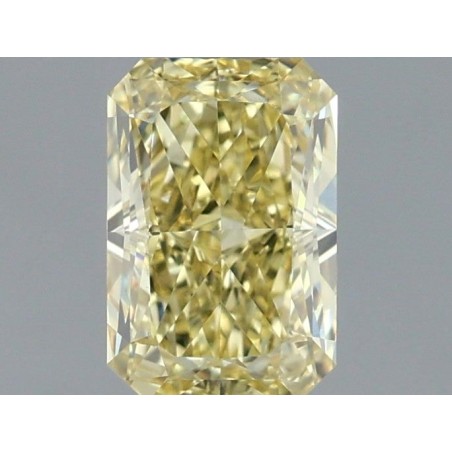 Diament laboratoryjny o barwie fantazyjnej radiant, 1.1ct, VVS2, Fancy Intense Yellow, IGI LG738523838
