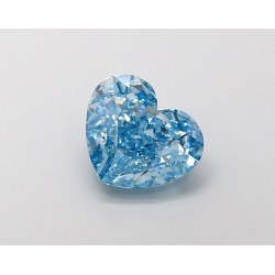 Diament laboratoryjny o barwie fantazyjnej serce, 2ct, VVS2, Fancy Vivid Blue, IGI LG694511887