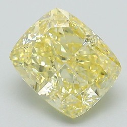 Diament laboratoryjny o barwie fantazyjnej szlif poduszkowy brylantowy, 1.83ct, VVS2, Fancy Intense Yellow, IGI LG660464802