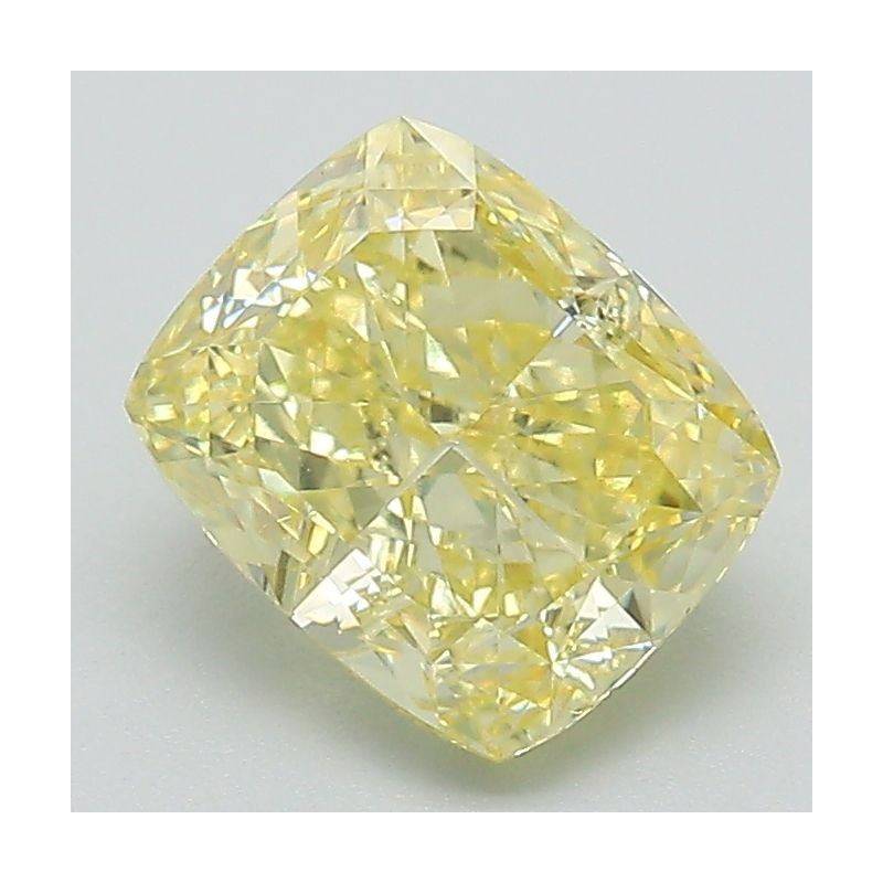Diament laboratoryjny o barwie fantazyjnej szlif poduszkowy brylantowy, 1.83ct, VVS2, Fancy Intense Yellow, IGI LG660464802