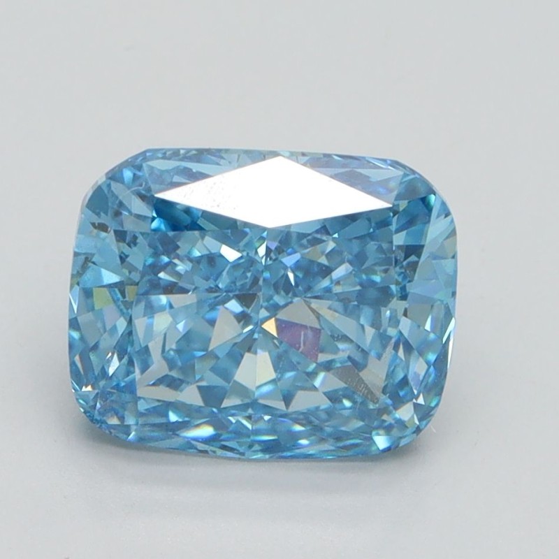 Diament laboratoryjny o barwie fantazyjnej szlif poduszkowy brylantowy, 2.69ct, VVS2, Fancy Vivid Blue, IGI LG522226923 Diament laboratoryjny o barwie fantazyjnej szlif poduszkowy brylantowy, 2.69ct, VVS2, Fancy Vivid Blue, IGI LG522226923