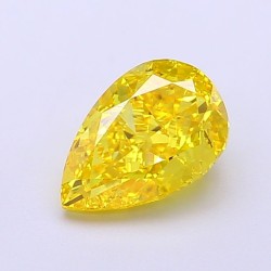 Diament laboratoryjny o barwie fantazyjnej szlif gruszkowy, 1.64ct, VVS1, Fancy Vivid Yellow, IGI LG700517285