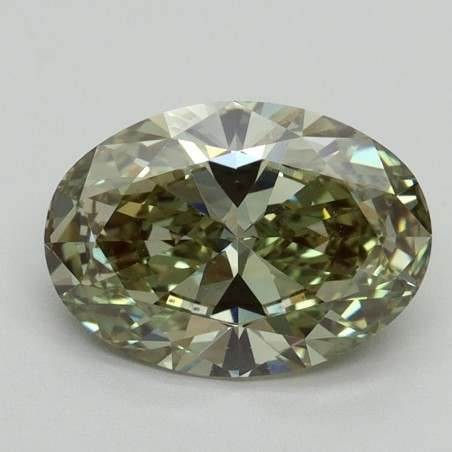 Diament laboratoryjny o barwie fantazyjnej szlif owalny, 2.01ct, VVS2, Fancy Intense Green, IGI LG715579024