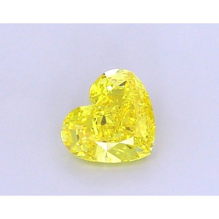 Diament laboratoryjny o barwie fantazyjnej serce, 1.66ct, VVS2, Fancy Vivid Yellow, IGI LG694504395