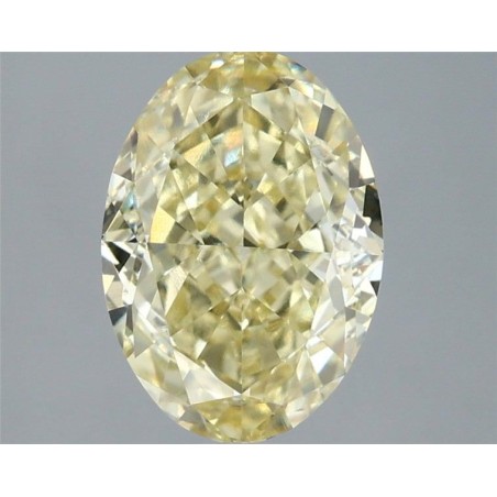 Diament laboratoryjny o barwie fantazyjnej szlif owalny, 3ct, VVS2, Fancy Yellow, IGI LG741588223