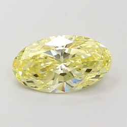 Diament laboratoryjny o barwie fantazyjnej szlif owalny, 2.06ct, VVS2, Fancy Intense Yellow, IGI LG720590911