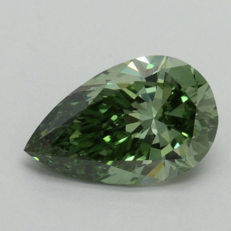 Diament laboratoryjny o barwie fantazyjnej szlif gruszkowy, 1.5ct, VVS2, Fancy Vivid Green, IGI LG715579019 Diament laboratoryjny o barwie fantazyjnej szlif gruszkowy, 1.5ct, VVS2, Fancy Vivid Green, IGI LG715579019