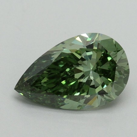 Diament laboratoryjny o barwie fantazyjnej szlif gruszkowy, 1.5ct, VVS2, Fancy Vivid Green, IGI LG715579019