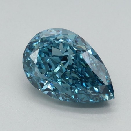 Diament laboratoryjny o barwie fantazyjnej szlif gruszkowy, 1.21ct, VVS2, Fancy Vivid Blue, IGI LG680587076