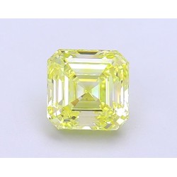 Diament laboratoryjny o barwie fantazyjnej szlif szmaragdowy kwadratowy, 1.59ct, VVS2, Fancy Intense Yellow, IGI LG686504373