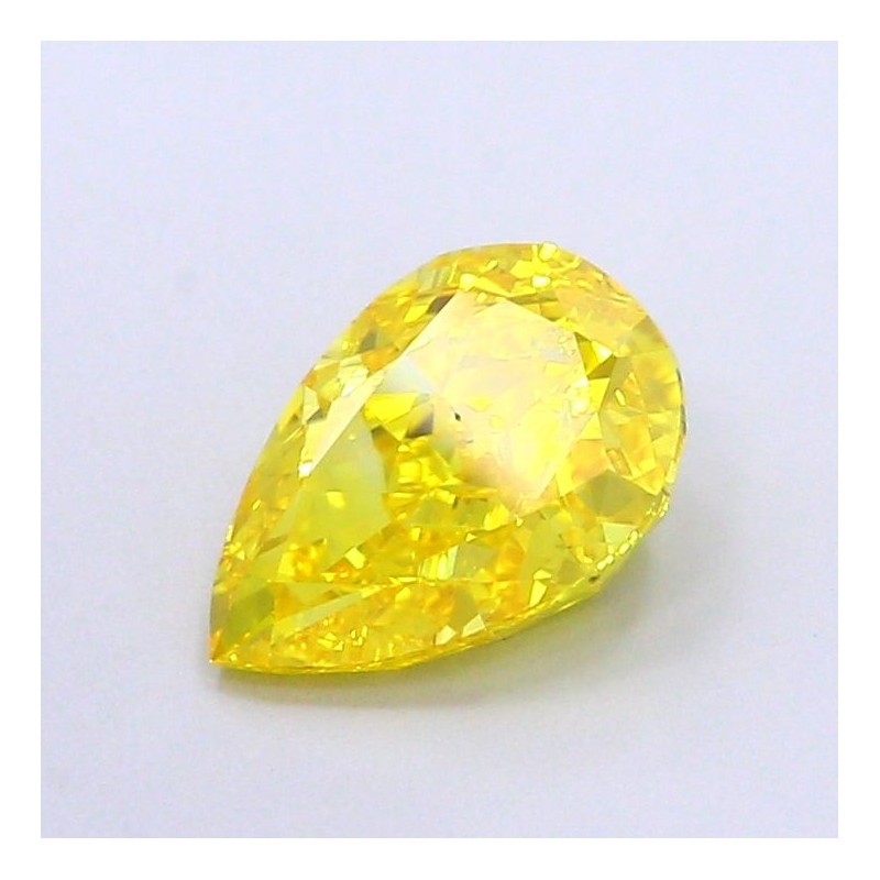 Diament laboratoryjny o barwie fantazyjnej szlif gruszkowy, 1.58ct, VVS2, Fancy Vivid Yellow, IGI LG700517286 Diament laboratoryjny o barwie fantazyjnej szlif gruszkowy, 1.58ct, VVS2, Fancy Vivid Yellow, IGI LG700517286