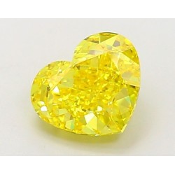 Diament laboratoryjny o barwie fantazyjnej serce, 1.6ct, VVS2, Fancy Vivid Yellow, IGI LG694504375