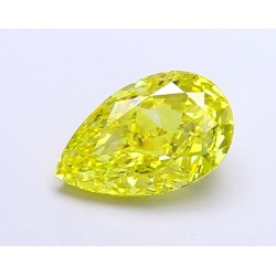 Diament laboratoryjny o barwie fantazyjnej szlif gruszkowy, 1.59ct, VVS2, Fancy Vivid Yellow, IGI LG670432591