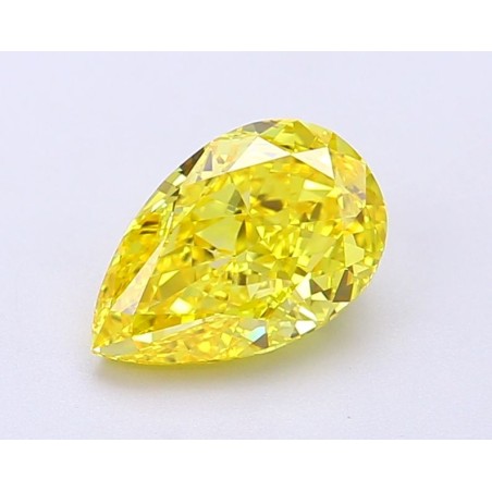 Diament laboratoryjny o barwie fantazyjnej szlif gruszkowy, 1.57ct, VVS2, Fancy Vivid Yellow, IGI LG694504361