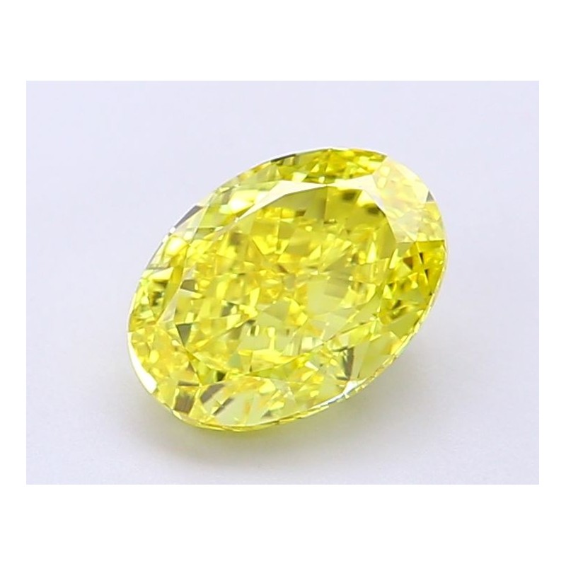 Diament laboratoryjny o barwie fantazyjnej szlif owalny, 1.59ct, VVS1, Fancy Vivid Yellow, IGI LG694504255 Diament laboratoryjny o barwie fantazyjnej szlif owalny, 1.59ct, VVS1, Fancy Vivid Yellow, IGI LG694504255