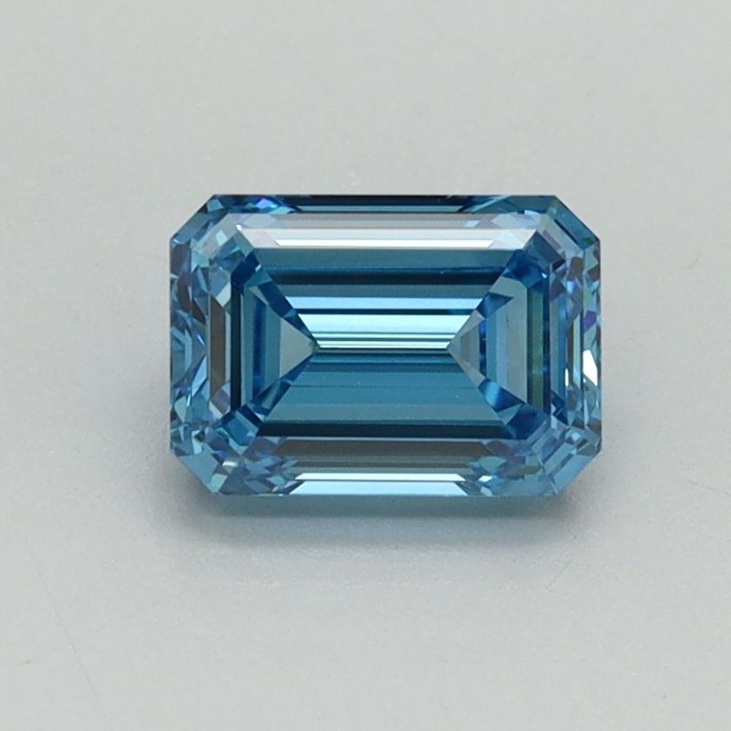 Diament laboratoryjny o barwie fantazyjnej szlif szmaragdowy, 1.02ct, VVS2, Fancy Vivid Blue, IGI LG707519261 Diament laboratoryjny o barwie fantazyjnej szlif szmaragdowy, 1.02ct, VVS2, Fancy Vivid Blue, IGI LG707519261