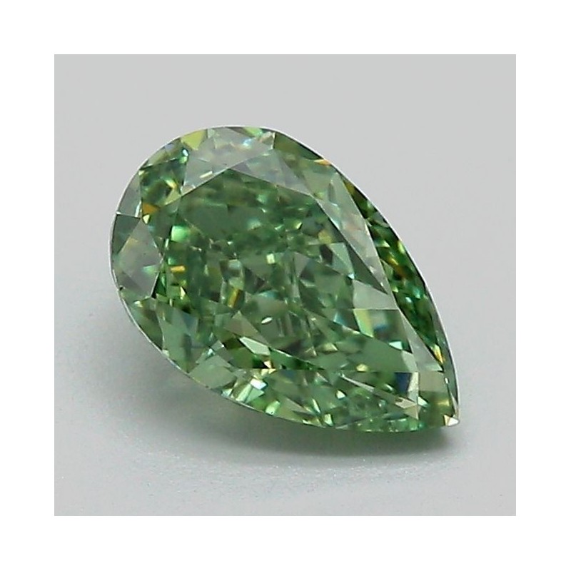 Diament laboratoryjny o barwie fantazyjnej szlif gruszkowy, 1.01ct, VVS2, Fancy Vivid Green, IGI LG739514668 Diament laboratoryjny o barwie fantazyjnej szlif gruszkowy, 1.01ct, VVS2, Fancy Vivid Green, IGI LG739514668