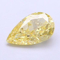 Diament laboratoryjny o barwie fantazyjnej szlif gruszkowy, 1.57ct, VVS2, Fancy Intense Yellow, IGI LG700517868