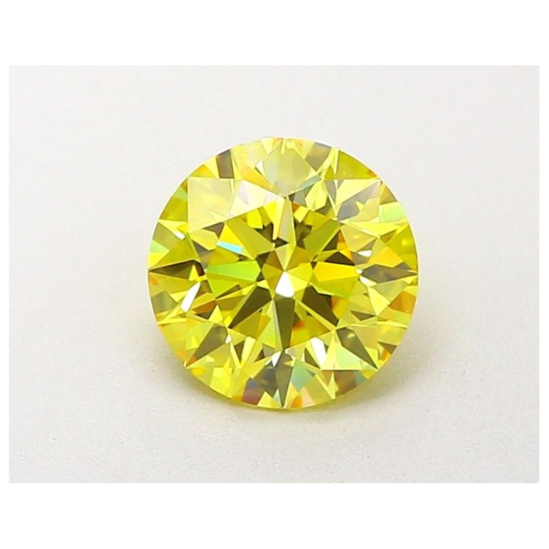 Diament laboratoryjny o barwie fantazyjnej szlif okrągły, 1.54ct, VVS2, Fancy Vivid Yellow, IGI LG651495265 Diament laboratoryjny o barwie fantazyjnej szlif okrągły, 1.54ct, VVS2, Fancy Vivid Yellow, IGI LG651495265