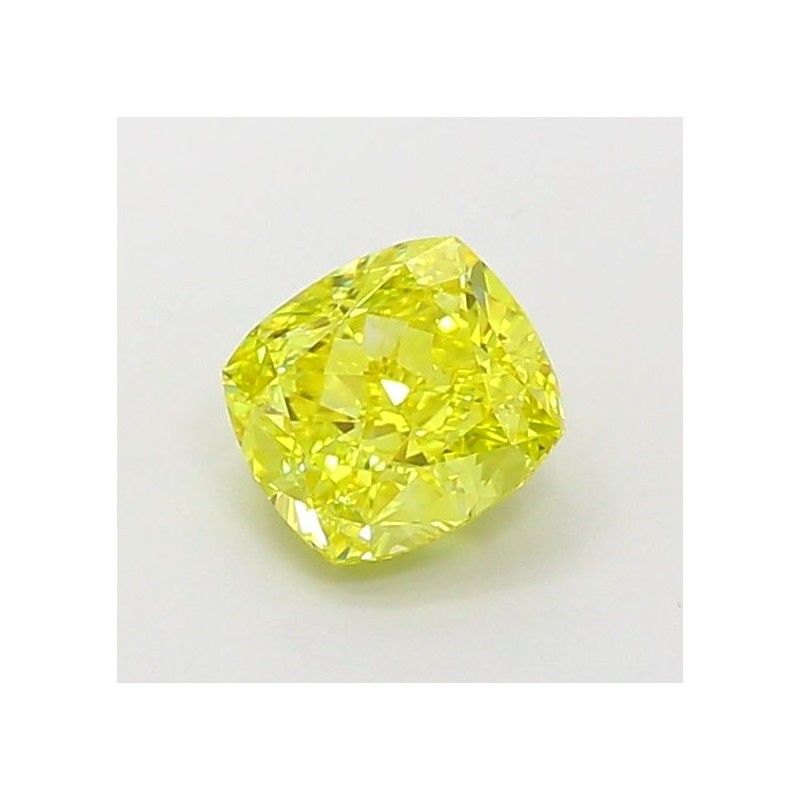 Diament laboratoryjny o barwie fantazyjnej szlif poduszkowy brylantowy, 1.52ct, VVS1, Fancy Vivid Yellow, IGI LG700517881 Diament laboratoryjny o barwie fantazyjnej szlif poduszkowy brylantowy, 1.52ct, VVS1, Fancy Vivid Yellow, IGI LG700517881