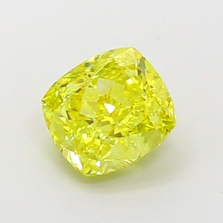 Diament laboratoryjny o barwie fantazyjnej szlif poduszkowy brylantowy, 1.52ct, VVS1, Fancy Vivid Yellow, IGI LG700517881