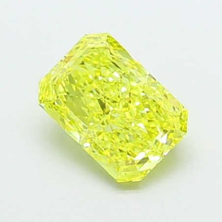Diament laboratoryjny o barwie fantazyjnej radiant, 1.55ct, VVS1, Fancy Vivid Yellow, IGI LG700518041