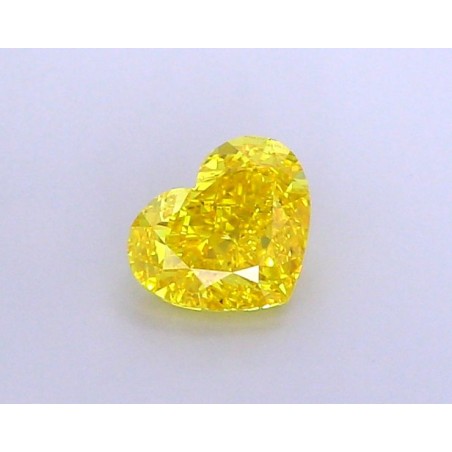 Diament laboratoryjny o barwie fantazyjnej serce, 1.53ct, VVS2, Fancy Vivid Yellow, IGI LG694504379
