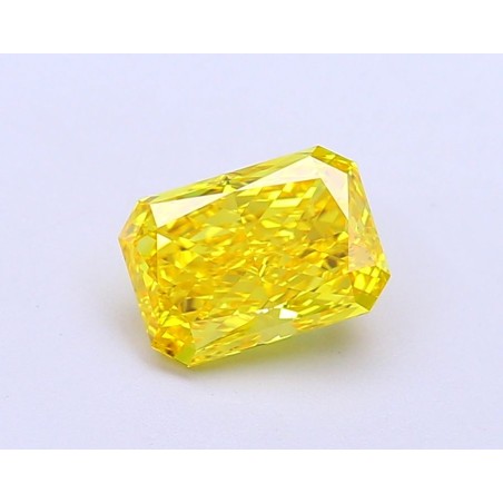 Diament laboratoryjny o barwie fantazyjnej radiant, 1.54ct, VVS2, Fancy Vivid Yellow, IGI LG687528291