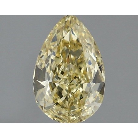 Diament laboratoryjny o barwie fantazyjnej szlif gruszkowy, 1.08ct, VVS2, Fancy Intense Yellow, IGI LG741588176