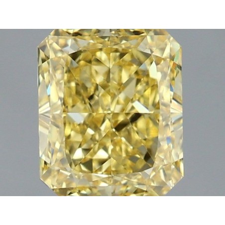 Diament laboratoryjny o barwie fantazyjnej radiant, 1.91ct, VVS2, Fancy Vivid Yellow, IGI LG739545327
