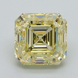 Diament laboratoryjny o barwie fantazyjnej szlif szmaragdowy kwadratowy, 1.62ct, VVS2, Fancy Yellow, IGI LG655457321