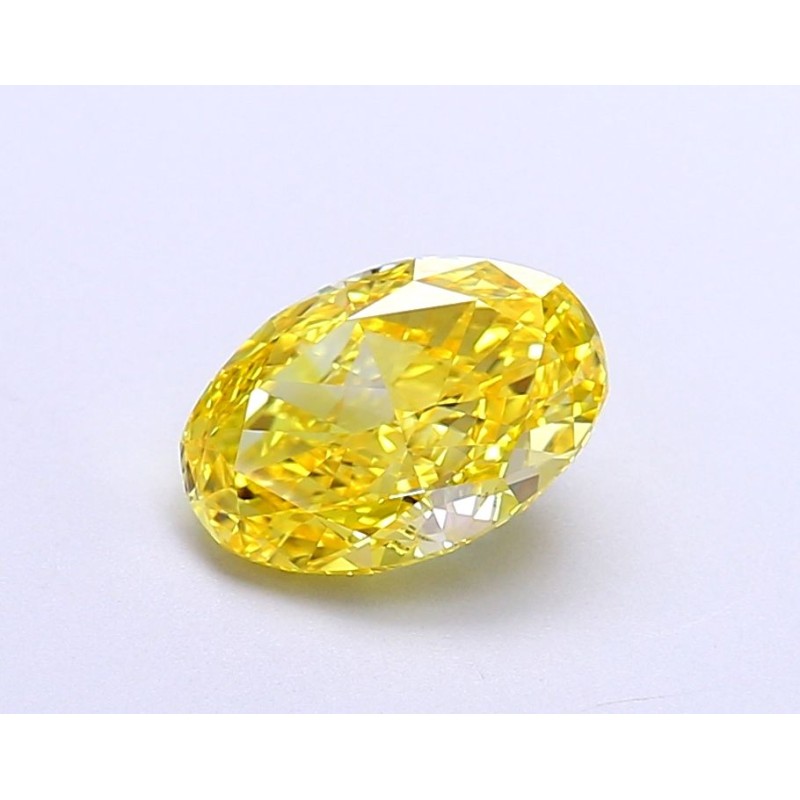 Diament laboratoryjny o barwie fantazyjnej szlif owalny, 1.53ct, VVS1, Fancy Vivid Yellow, IGI LG674504296 Diament laboratoryjny o barwie fantazyjnej szlif owalny, 1.53ct, VVS1, Fancy Vivid Yellow, IGI LG674504296