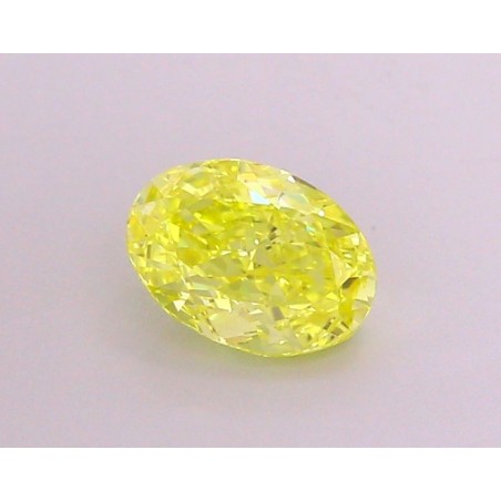 Diament laboratoryjny o barwie fantazyjnej szlif owalny, 1.54ct, VVS1, Fancy Vivid Yellow, IGI LG694504322