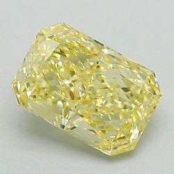 Diament laboratoryjny o barwie fantazyjnej radiant, 1.16ct, VVS2, Fancy Intense Yellow, IGI LG719508538