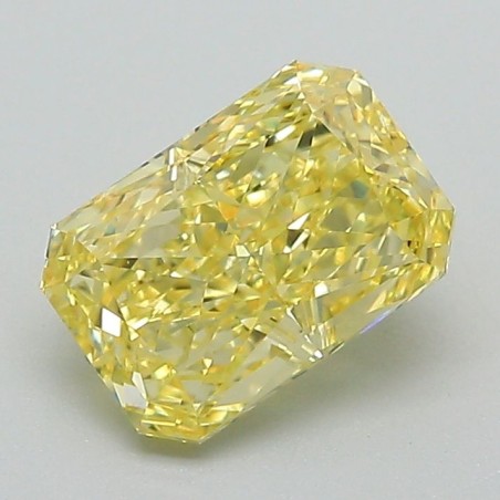 Diament laboratoryjny o barwie fantazyjnej radiant, 1.46ct, VVS2, Fancy Intense Yellow, IGI LG720594473