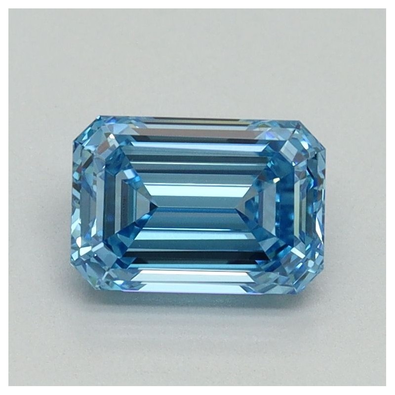 Diament laboratoryjny o barwie fantazyjnej szlif szmaragdowy, 1.1ct, VVS2, Fancy Vivid Blue, IGI LG707533197 Diament laboratoryjny o barwie fantazyjnej szlif szmaragdowy, 1.1ct, VVS2, Fancy Vivid Blue, IGI LG707533197