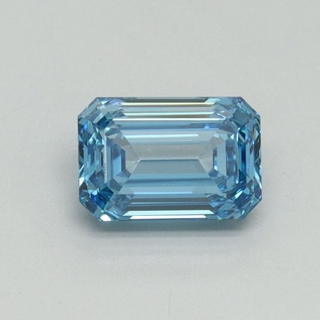 Diament laboratoryjny o barwie fantazyjnej szlif szmaragdowy, 1.07ct, VVS2, Fancy Vivid Blue, IGI LG707519225